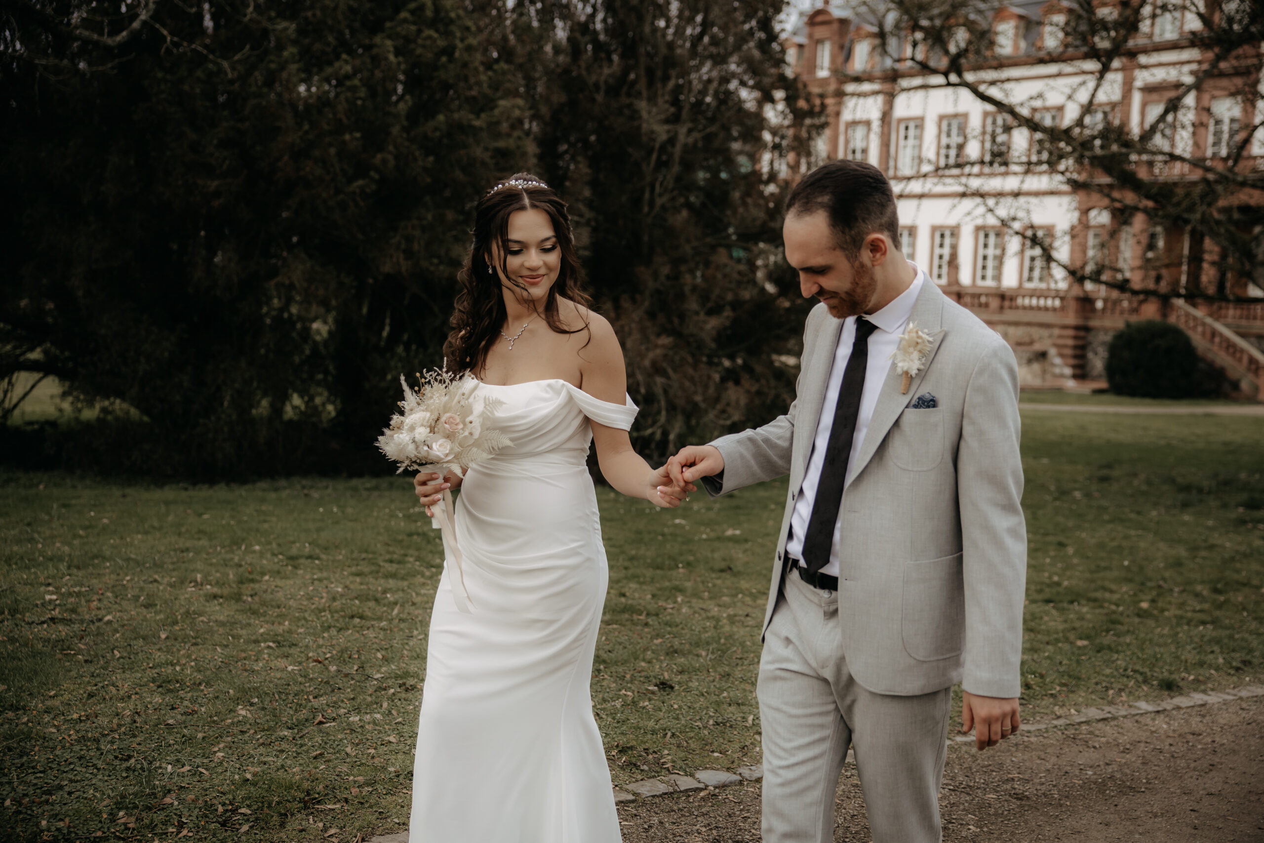 Hochzeit Schloss Philippsruhe Hanau Brautpaar Tanz