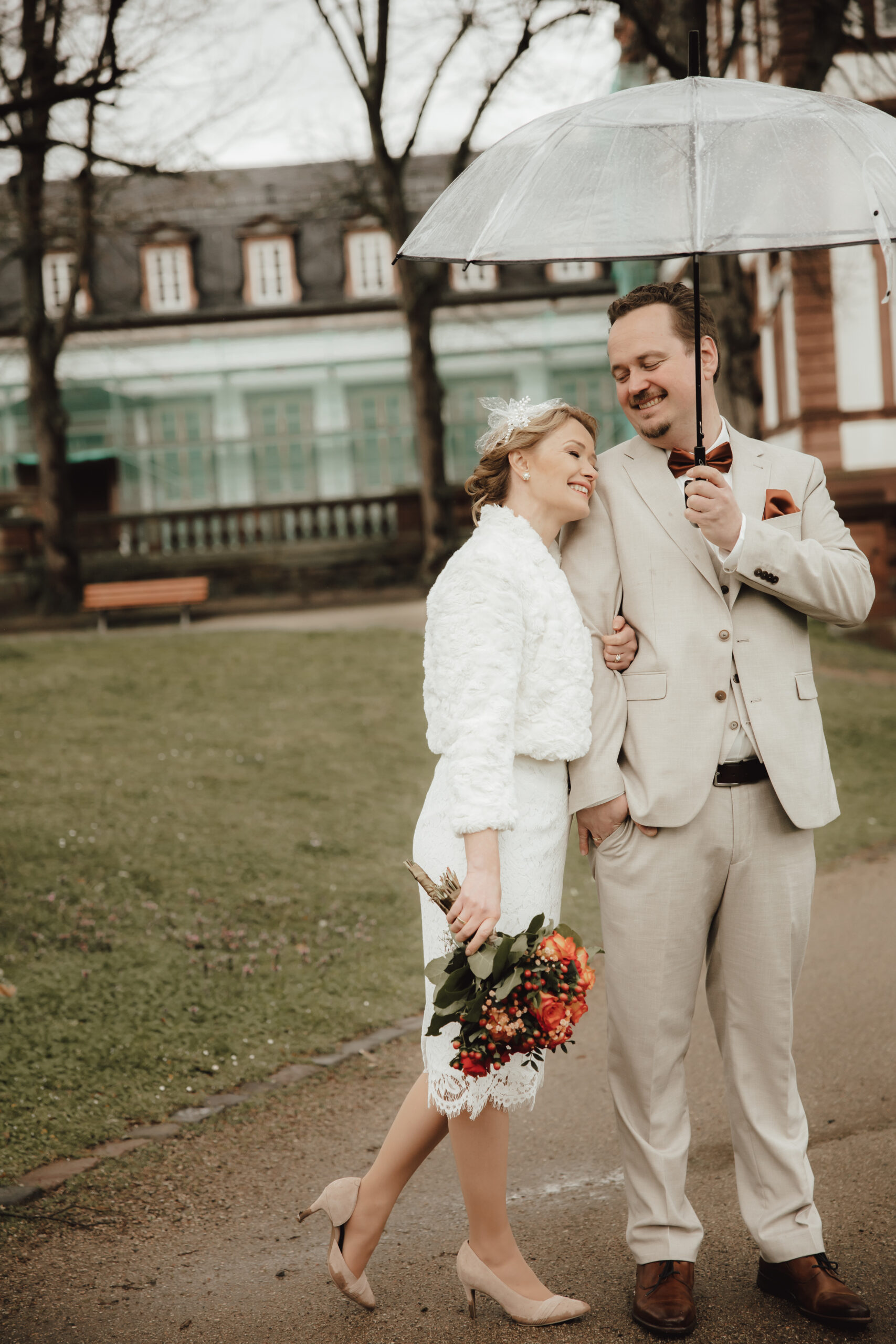 Hochzeitsfotografie Schloss Philippsruhe Hanau Brautpaar
